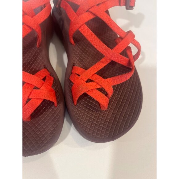 Chaco Womens Z/Cloud Sandals Adjustable Red Straps Size 6 NWOT - Picture 2 of 7